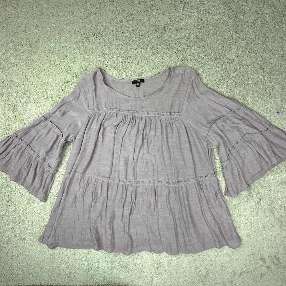 Cocomo Women's Tunic Top Lavender Size 2x